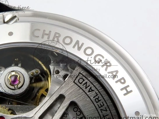 MIROTIME 1228 Portuguese Chrono IW3716 Z+F 1:1 Best Edition White Dial on Gray Rubber Strap A WrinkleFree 7014